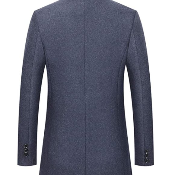 Men's Winter Notched Collar Single Breasted